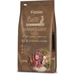 Fitmin Purity Rice Senior&Light Venison&Lamb 12kg