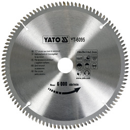 Yato TARCZA WIDIOWA DO ALUMINIUM 250X100TX30MM YT-6095
