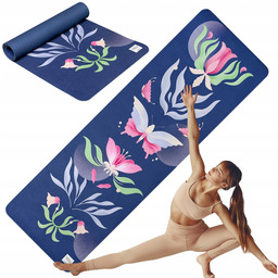 Antypoślizgowa mata do jogi Spokey The Bloom Mat