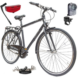 Rower Męski Miejski 28'' SHIMANO Nexus 7 Bagażnik