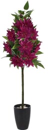 KLEMATIS W DONICY KOMPOZYCJA KWIATOWA 90 CM