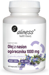 ALINESS Olej z Nasion Ogórecznika 1000mg 60caps