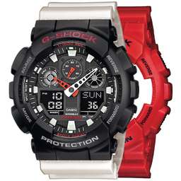 G-SHOCK SET GA-100B-4AER + BEZEL 10378531 + PASEK