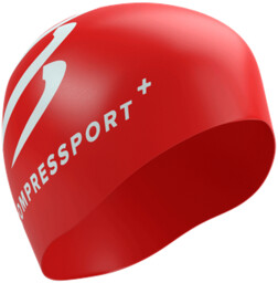 COMPRESSPORT Czepek pływacki SWIM CAP red/white