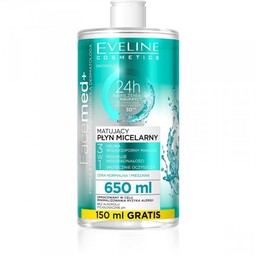 EVELINE Facemed+ Matujący Płyn micelarny 3w1 - cera