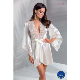 Bielizna-INOE PEIGNOIR ecru XXL/XXXL - Casmir 100% ORYGINAŁ