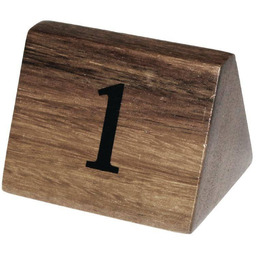 Olympia Drewniane numerki na stoły 1-10 3,5x3,5x(H)5,5cm