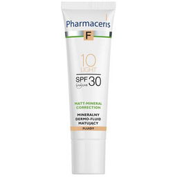 PHARMACERIS F Mineralny dermo-fluid matujący SPF30 - 10