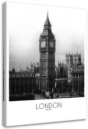 Obraz na płótnie, Londyn - Big Ben 40x60