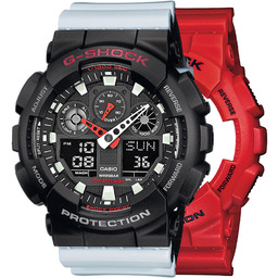 G-SHOCK SET GA-100B-4AER + BEZEL 10378531 + PASEK