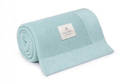 Bambusowy kocyk vintage mint 80x100 - classic my