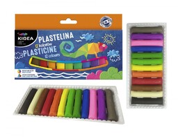 Plastelina 12 kolorów Kidea 30044221
