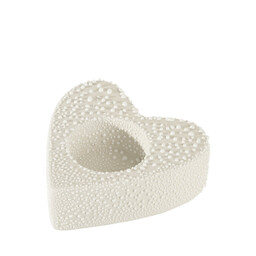 Eurofirany Świecznik ceramiczny Riso 2 9x9x3 kremowy 3