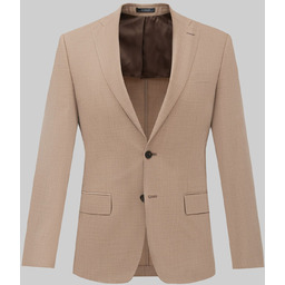 Marynarka do zestawu orciano beżowy slim fit