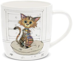 KUBEK PORCELANOWY Artystyczny Kot Kimba - BUG ART