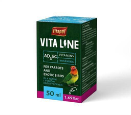 VITAPOL AD3EC dla ptaków egzotycznych 50ml