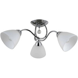 Lampa klasyczna wisząca Lugano PND-5643-3 chrom Italux
