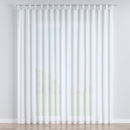 Firana na szelkach, prześwitująca biała, Romantica