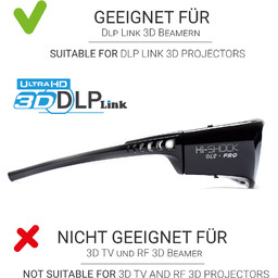 Hi-SHOCK Pro 7G Black Diamond okulary DLP Link