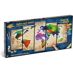 Schipper 609450856 Malowanie według numerów - Colorful World