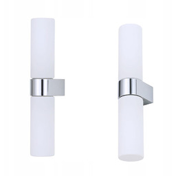 Kinkiet ścienny chromowany Natalie II szklane klosze 10726