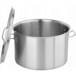 Garnek 27L Indukcja Z Pokrywką 38x24 cm Niski