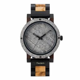 Zegarek drewniany Niwatch - kolekcja STONE grey -