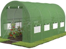 Tunel Foliowy Ogrodowy Szklarnia 2x4,5m (9m )
