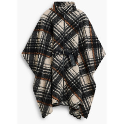 Desigual Poncho w kratę