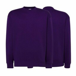 Bluza sweatshirt purple męska z logo na sercu