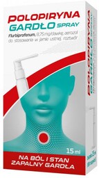 Polopiryna Gardło spray 0,25%, 15ml