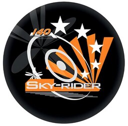 SUNSPORT Dysk do frisbee Sky Rider 411-430 Czarno-pomarańczowy
