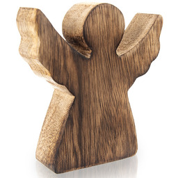 Figurka drewniana świąteczna anioł MANGO 10 cm