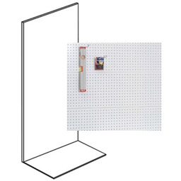 Regał sklepowy jednostronny, ścianki perforowane, 1900 x 1000