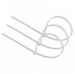 Opaska zaciskowa kablowa 7,6x500mm biała - 50 szt.