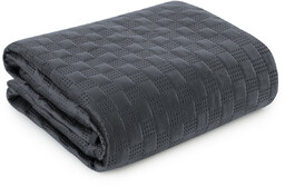 Narzuta 220 x 240 Pikowana Welurowa Sofia4 Grafit