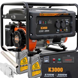 Agregat Prądotwórczy 3kW 3000W 7,0HP prądnica Miedź Avr