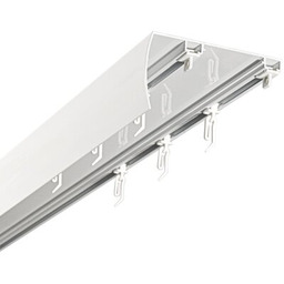 DECASTYL Szyna Sufitowa podwójna z agrafkami Biały 150