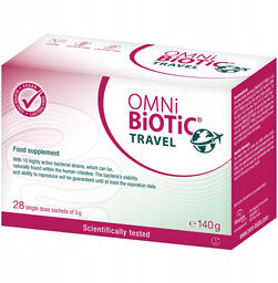OmniBiotic Travel, proszek, 5 g x 28 saszetek