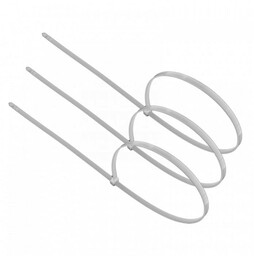 Opaska zaciskowa kablowa 7,6x750mm biała - 50 szt.
