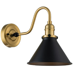 Elstead Lighting Lampa ścienna metalowa Provence PV1-AB-MB stożek