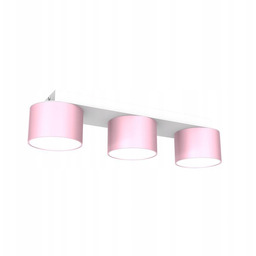 Milagro Lampy Sufitowe Lampa sufitowa Dixie 3xGX53 Różowy/Biały