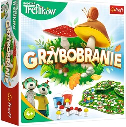 Grzybobranie Rodzina Treflików, gra planszowa, Trefl