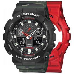 G-SHOCK SET GA-100B-4AER + BEZEL 10508136 + PASEK