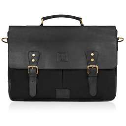 Torba męska na ramię czarna Paolo Peruzzi T-07-BL