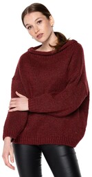 Pakamera Sweter krótki UNDERWORLD bordowy
