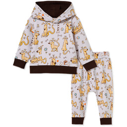 Dres niemowlęcy bluza ze spodniami, Pies i kość
