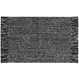 Dywan 50 x 70 Łazienkowy Lana Czarny+Biały