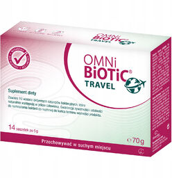 OmniBiotic Travel, proszek, 5 g x 14 saszetek