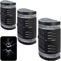 3x Wodoodporna IP65 Lampa Led Kinkiet Ogrodowy Elewacyjny
